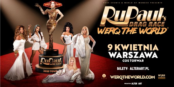 Plakat wydarzenia RuPaul's Drag Race Werq The World 2025