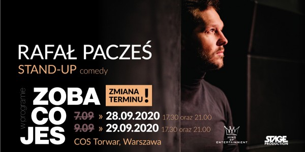 Plakat wydarzenia Rafał Pacześ - Stand-up