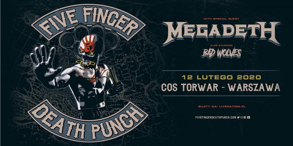 Plakat wydarzenia Five Finger Death Punch