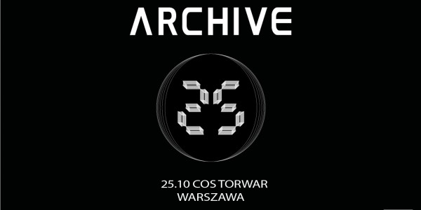 Plakat koncertu Archive