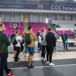 Wizyta studentów AWF w COS Warszawa