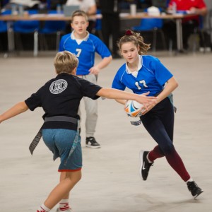 Rugby TAG w hali COS Torwar | Fot. Krystian Suchecki