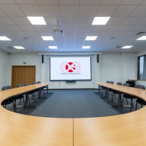 Sala konferencyjna B - ustawienie w podkowę