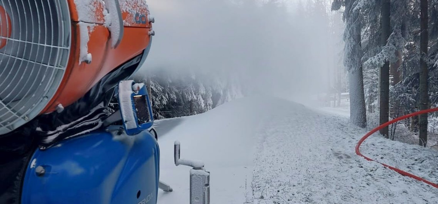 Naśnieżanie obiektów zimowych COS