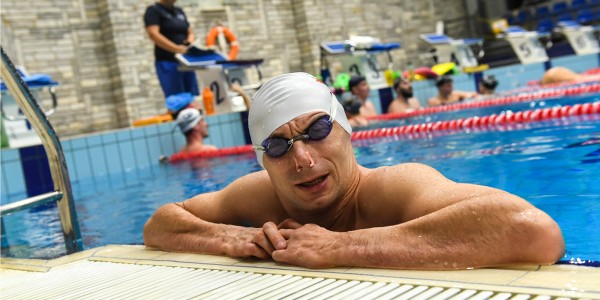 Jacek Czech podczas treningu w COS OPO Zakopane