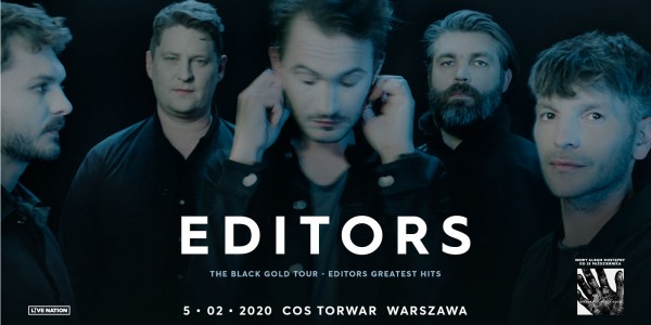 Plakat koncertu Editors 