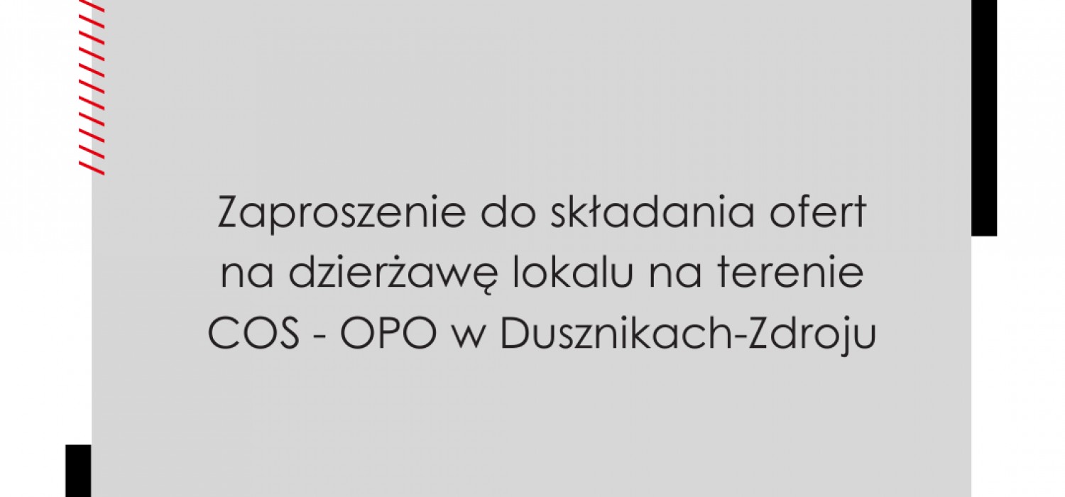 Zaproszenie ofertowe