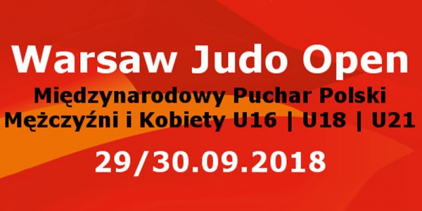 Plakat XIX Warsaw Judo Open