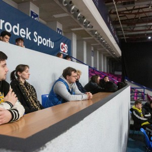 Zdjęcie z wizyty studentów AWF w siedzibie COS