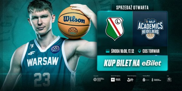 Plakat meczu Basketball Champions League: Legia Warszawa vs Academics Heidelberg