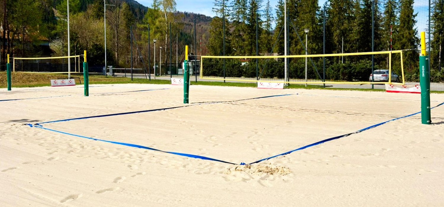 Boiska do siatkówki plażowej