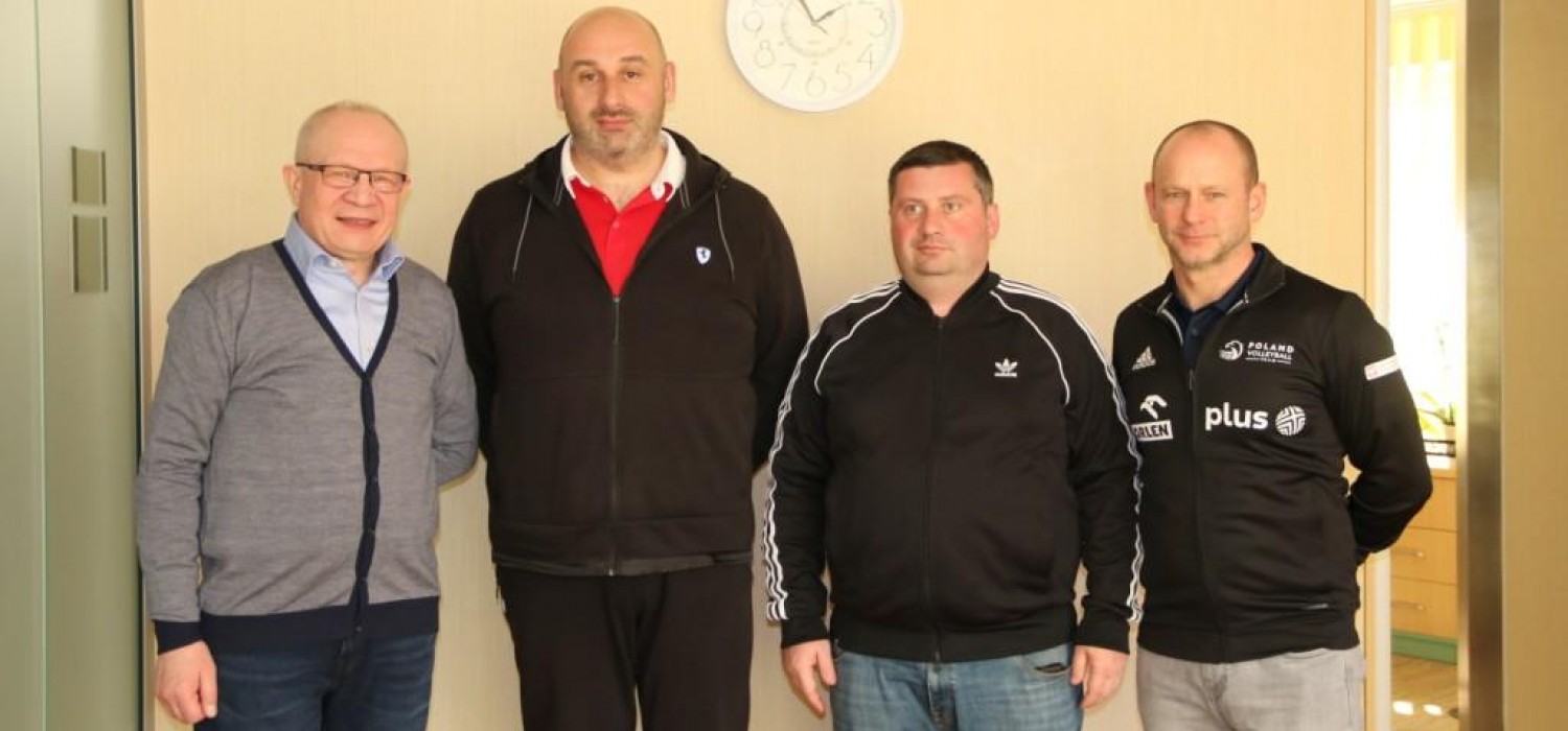 Delegacja Zarządu Gruzińskiego Związku Piłki Siatkowej