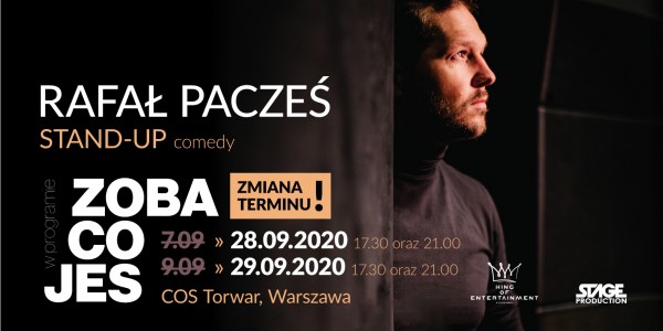 Plakat wydarzenia Rafał Pacześ - Stand-up