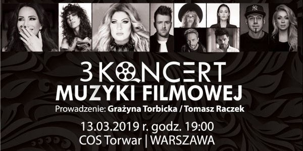 Plakat wydarzenia: 3 Koncert Muzyki Filmowej