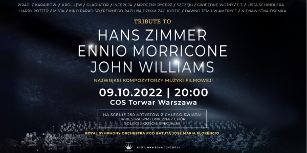 Tribute to Hans Zimmer, Ennio Morricone, John Williams 