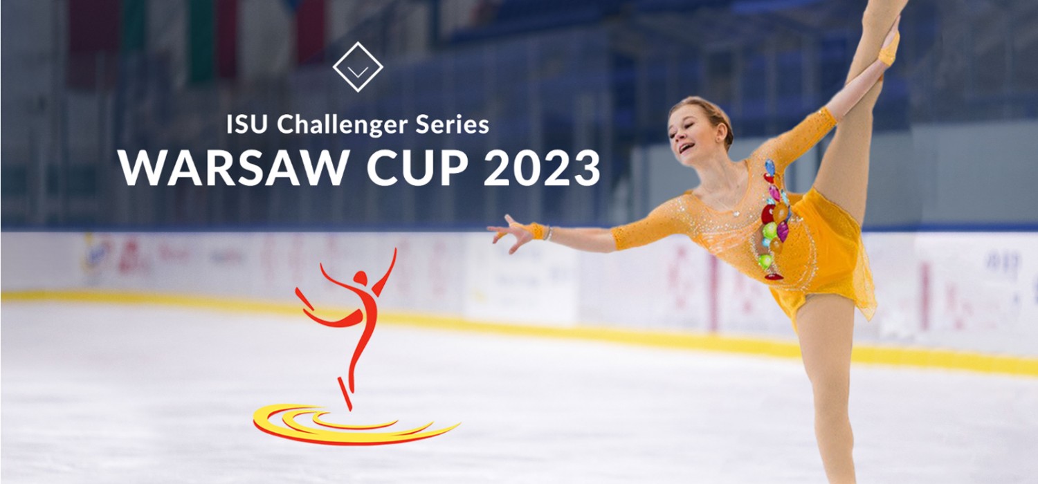 Plakat wydarzenia ISU Challenger Series Warsaw Cup 2023 