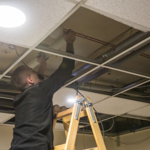 Prace remontowe instalacji wodnej w hali COS Torwar