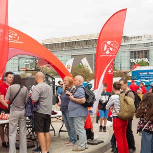 Strefa COS w strefie kibica Mistrzostw Świata w koszykówce 3x3 w Warszawie