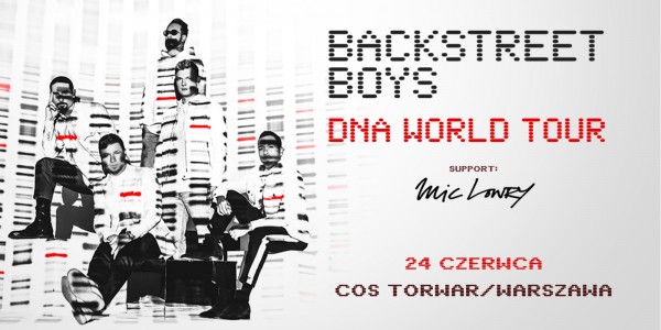 Plakat koncertu Backstreet Boys