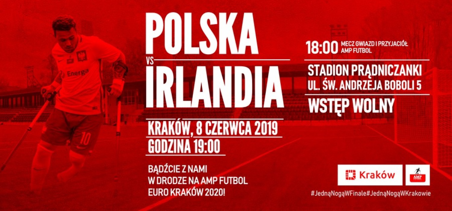 Plakat meczu Polska - Irlandia 