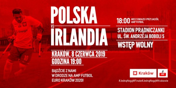 Plakat meczu Polska - Irlandia 