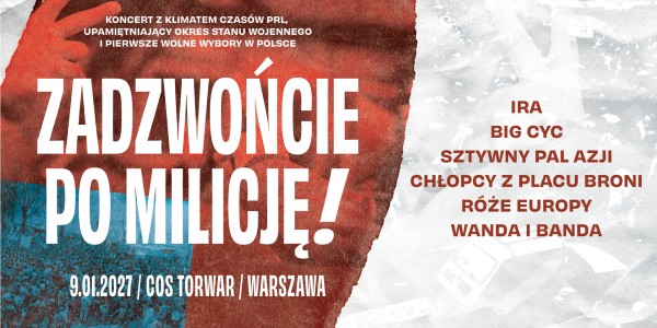 Plakat wydarzenia Zadzwońcie na Milicję!