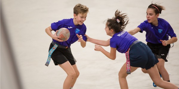 Rugby TAG w hali COS Torwar | Fot. Krystian Suchecki