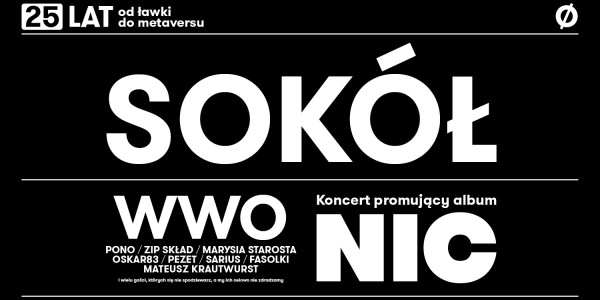 Plakat koncertu Sokoła