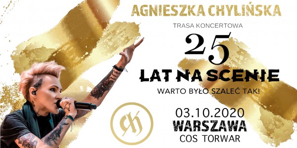 Plakat koncertu Agnieszka Chylińska