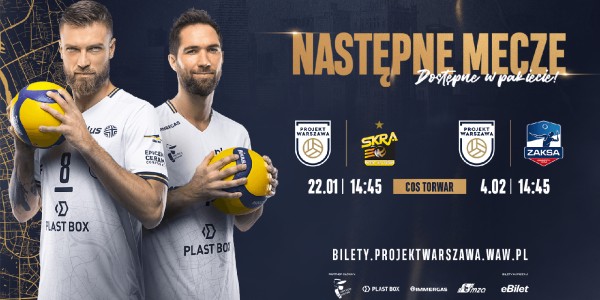 Projekt Warszawa vs Zaksa vs Skra